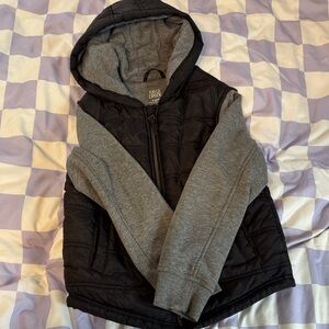 Falls Creek Kids Jacket in Black and Gray
